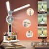 Rotatable LED Desk Fan Lamp with Fan - supdealz